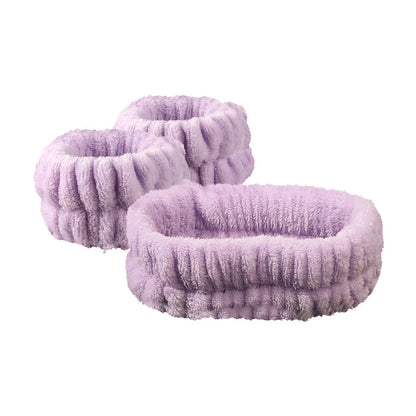 Wash Face Wristband Set Headbands Spa Bathroom Accessories Set Water Absorption Waterproof Wristbands Women Girls Sweatbands