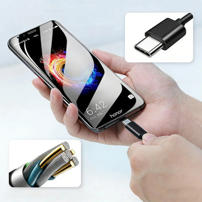USB 3.2 Type C to A Cable 10Gbps 60W PD Fast Charging Data Transfer for Galaxy S23 S22 Note 20 Pixel iPad Pro SSD Android Auto