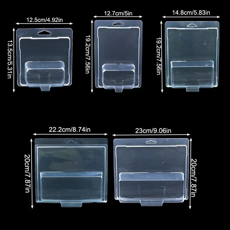 Clear Plastic Car Toy Display Case Hotwheels Protective Shell Boulevard Team Transport Model Card Storage Display Box Showcase