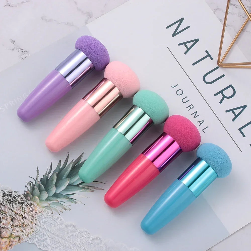 Кисти Для Макияжа Cream Foundation Makeup Brushes Mushroom Head Liquid Sponge Brush Smooth Shaped Cosmetic Tool