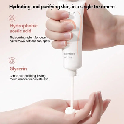 Gentle Non-Irritating Hair Removal Cream Smooth Whitening Depilatory Cream Skin Care Painless Women Men