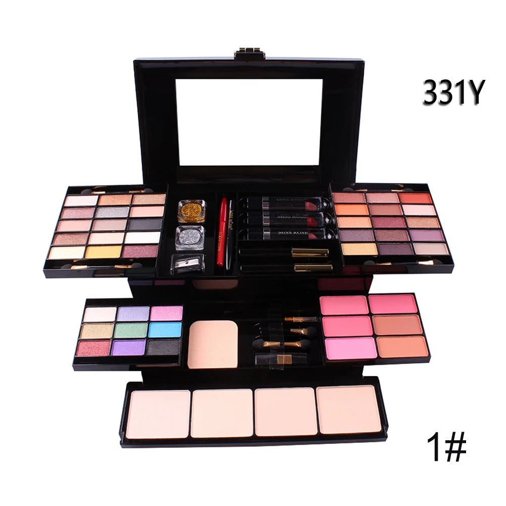 Multi-function Comestic Kit All-in-one Eyeshadow Makeup Brushes Lipstick Make Up Set Palette Case Professional Makeup Artist Box