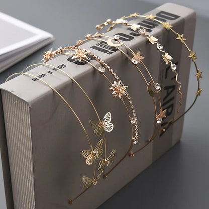 2024 New Fashion Multiple Styles Luxurious All-match Rhinestones Hairbands Headband  for Women Girl Hair Accessories Headwear