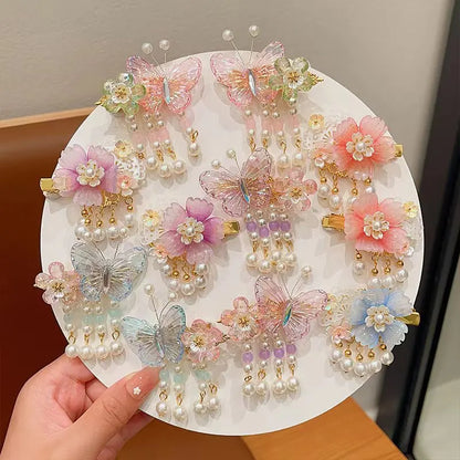 2pc Cute Women's Boutique Hair Accessories Resin Sweet Cute Hair Clips Suitable for Girls' Daily Activities Wear Elegant Hairpin