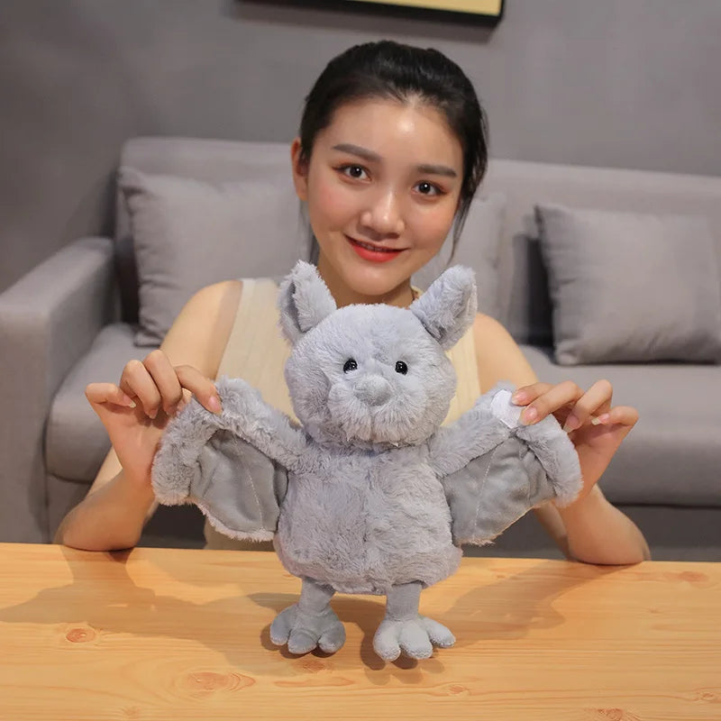 1pc 24CM Cartoon Bat Plush Toy Dark Elf Cute Bat Baby Soft Personality With Sleep Storytelling Plush Toy Gift For Children Kids