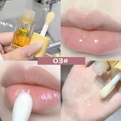 Make Up Korean Beauty Cosmetics Lip Ink Gloss Lips Moisturizer Jelly Lipstick Bright Oil Moisturizing Balm Big Lip Brush