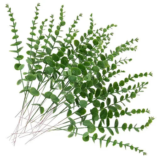 Artificial Eucalyptus Leaves branch Hotsale Holiday Party christmas Diy gift Home Vase Wedding bridal bouquet  Accessories decor