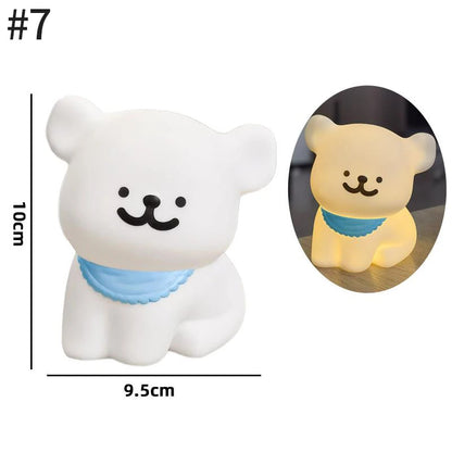 Mini Panda LED Lamp Easter Rabbit Panda Party Souvenirs Gifts Office DeskHome Decor Christmas New Year 2026 Gift Night Light