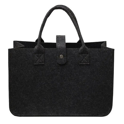 New Fashion Women Bag Felt Cloth HandBag Female Large Capacity Totes Ladies Solid Color Travel Shopping Bags Purses bolso mujer