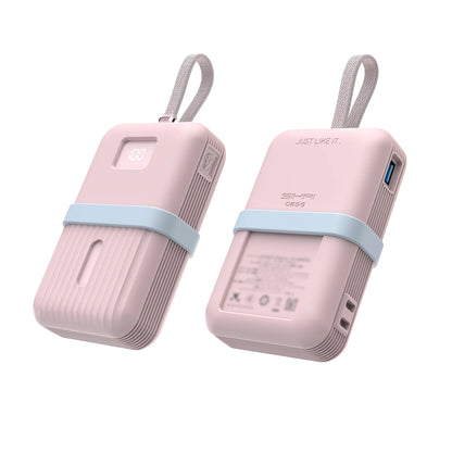 SIKAI Silicone Case For Anker Nano Power Bank 10,000mAh 30W USB-C Portable Charger with Built-In Cable Shockproof Travel Case