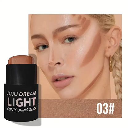 Concealer & Contour Stick, Covers Dark Circles & Acne, Waterproof Long-Lasting, Multi-Use, Unisex, Safe