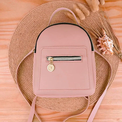 Fashion Lady Backpack Mini Soft Touch Multifunction Small Women Shoulder Bag All-Match Outdoor Travel Bolsa Mochila Mujer 25 #