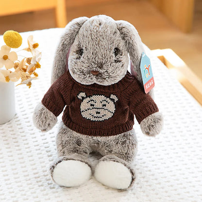 15 Styles Kawaii Soft Rabbit Cute Dolls Plush Toys Kids Stuffed Animals Baby Long Ear Bunny Sleeping Plushie Toy Birthday Gift