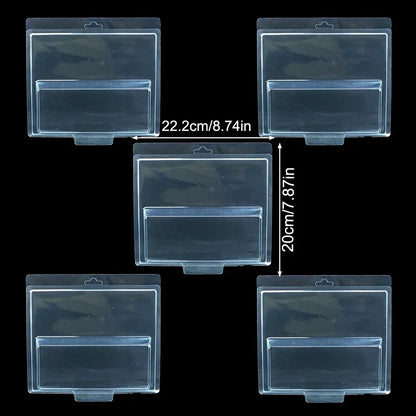 Clear Plastic Car Toy Display Case Hotwheels Protective Shell Boulevard Team Transport Model Card Storage Display Box Showcase