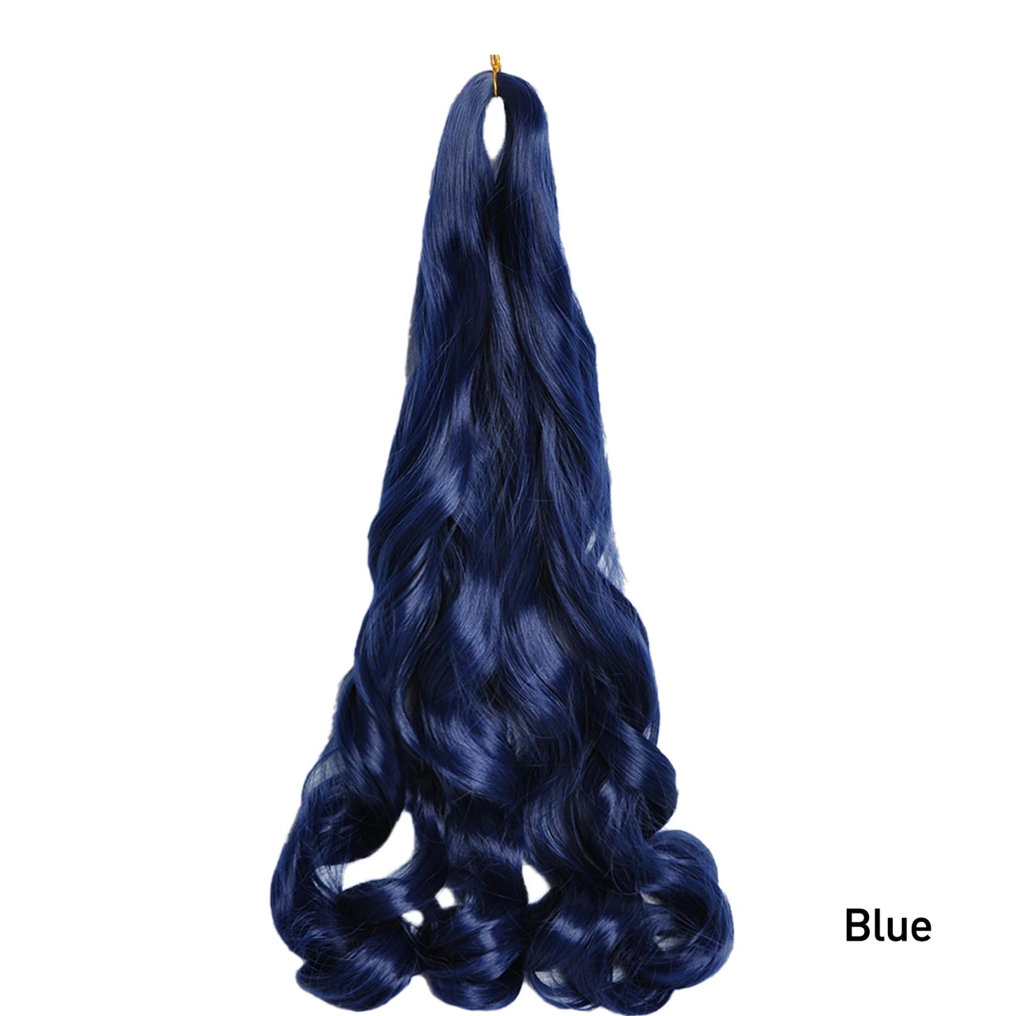 Loose Wave Spiral Curl Braids Synthetic Hair French Curls Braiding Hair Extensions High Temperature Ombre Pre Stretched Hair