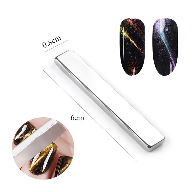 Double-Ended Magnet Rod for Cat UV Gel Varnish with Nails Art Decoration Fashion Nail Magnet Tools for Manicure Design Tools