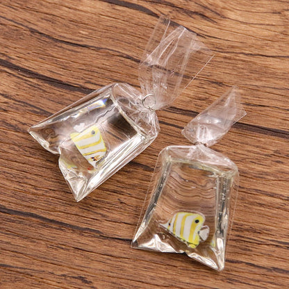 5Pcs 8 Color 24*53mm Transparent Resin Clownfish Charms In Water Jewelry Pendant Fish Bag Earrings Handmade DIY Material