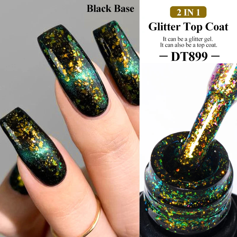 7ml Red Series Cat Magnetic Gel Nail Polish Sparkle Glitter Semi Permanent Nail Art UV Gel Varnish Manicure For Valentines Nails