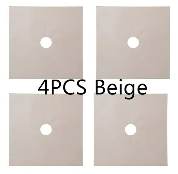 1/4PCS Gas Stove Protector Stovetop Burner Covers Kitchen Accessories Washable Mat Cooker Cover  cooking  stove cover