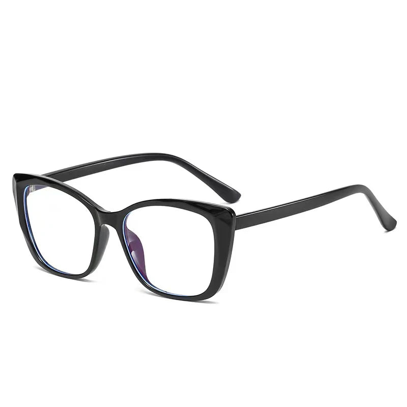 New Fashion Vintage Gradient Eyeglasses For Nearsightedness Anti Blue Light Myopia 2022 Unique Transparent Cat Eye Glasses Frame
