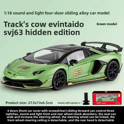 1:18 Scale Luxury Alloy Car Model Fashionable Collectible Vehicle Decoration Blind Box Non-Remote Control Toy from Mainland Chin