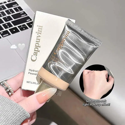 Cappuvini Hydrating Liquid Foundation Blemish Coverage With Skin-Blending Texture Radiant Lightweight Smooth Makeup BaseNew