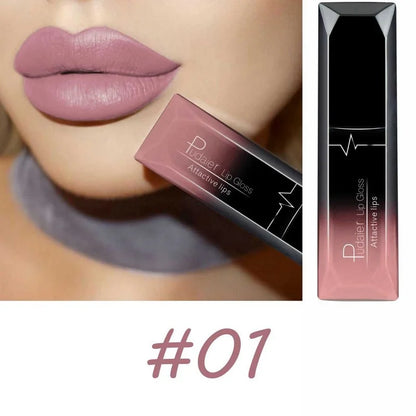 Matte Liquid Lipstick 17 Colors, Long Lasting Lip Gloss, Velvet Lip Cream, High Pigment, Non-Stick Cup, Sexy Finish