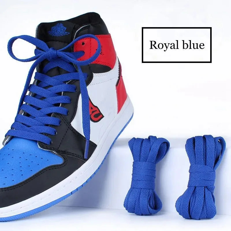 1 pair flat shoes Solid color shoelaces Canvas shoes sports and leisure shoelaces length 100/120/140/160/180cm Shoe accessories