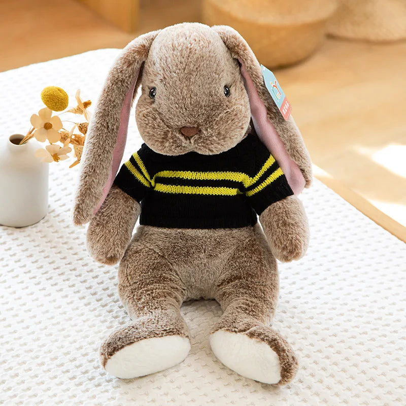 15 Styles Kawaii Soft Rabbit Cute Dolls Plush Toys Kids Stuffed Animals Baby Long Ear Bunny Sleeping Plushie Toy Birthday Gift