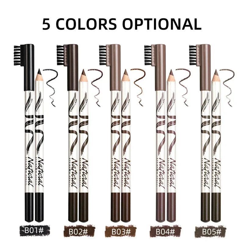 5 Colors Makeup Eyebrow Pencil Eyebrow Marker Waterproof Eyebrow Tattoo For Eyebrows Enhancer Dye Tint Pen Long Lasting