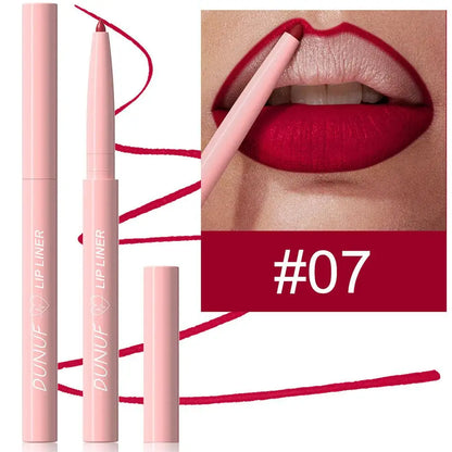 Face Secret Artist Shape Sculpt Lip Liner Pencil Set, Weightless Precise Liner with Super Soft Blendable Texture Matte 12Color
