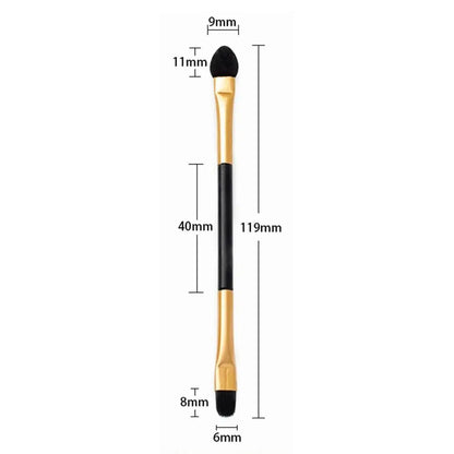 10PCS Fashion Beauty Makeup Tool Double-head Eyeshadow Brush Sponge Stick Eyeliner Applicator