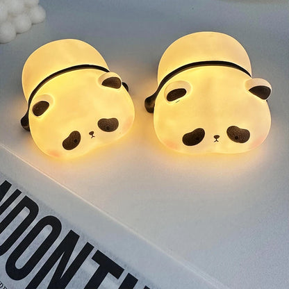 Mini Panda LED Lamp Easter Rabbit Panda Party Souvenirs Gifts Office DeskHome Decor Christmas New Year 2026 Gift Night Light