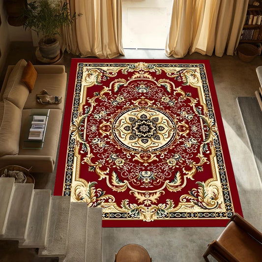 European Style Luxury Large Living Room Carpet Soft Large Area Decoration Home Floor Mats Bedroom Carpet Sofa Custom Floor Mats