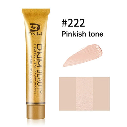 Full Skin Concealer Foundation Cream Face Professional Blemish Cover Dark Spot Tattoo Contour Makeup Liquid Concealer Cosmetic