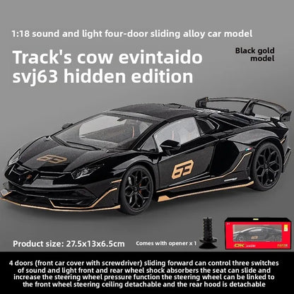 1:18 Scale Luxury Alloy Car Model Fashionable Collectible Vehicle Decoration Blind Box Non-Remote Control Toy from Mainland Chin