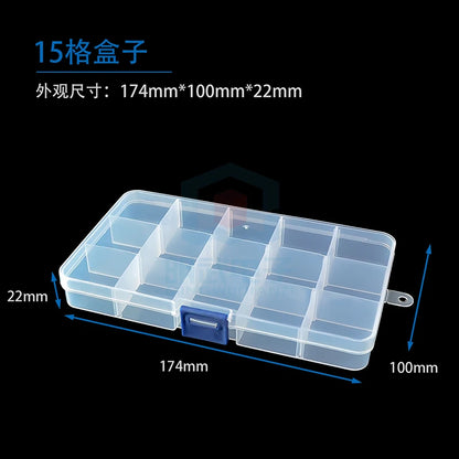 37 Sensor Kits 36 Grid Plastic Box RFID Plastic Box Component Box 10/15/36 Grid Empty Box