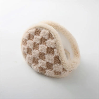 Fashion Coldproof Autumn Winter Earmuffs Thicken Warm Plush Women Men Ear Muffs Comfortable Windproof Earflap Outdoor