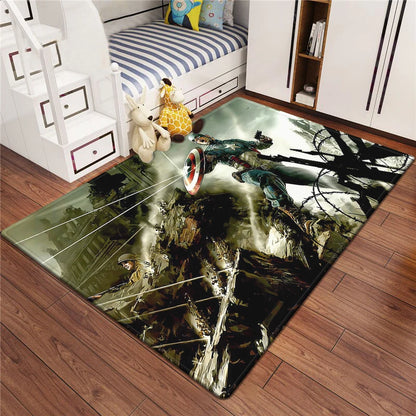 Marvel Series Customizable Carpets for Home Decor - Ideal for Bedrooms Living Rooms Sofas Camping Picnics Children's Rooms