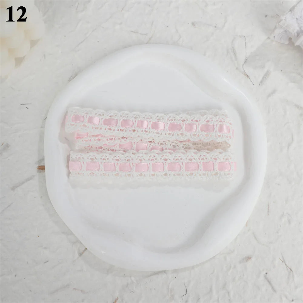 10Pcs Sweet Plush DIY Photocard Holder Handmade Material Korean Idol Photo Card Holder Lace Strips Cute Cartoon Ears Accessories