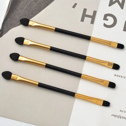 10PCS Fashion Beauty Makeup Tool Double-head Eyeshadow Brush Sponge Stick Eyeliner Applicator