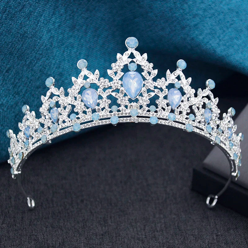 15 Colors Princess Crown Bridal Tiaras and Crowns for Girls Prom Birthday Wedding Hair Jewelry Party Head Accessories