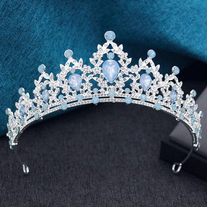 15 Colors Princess Crown Bridal Tiaras and Crowns for Girls Prom Birthday Wedding Hair Jewelry Party Head Accessories