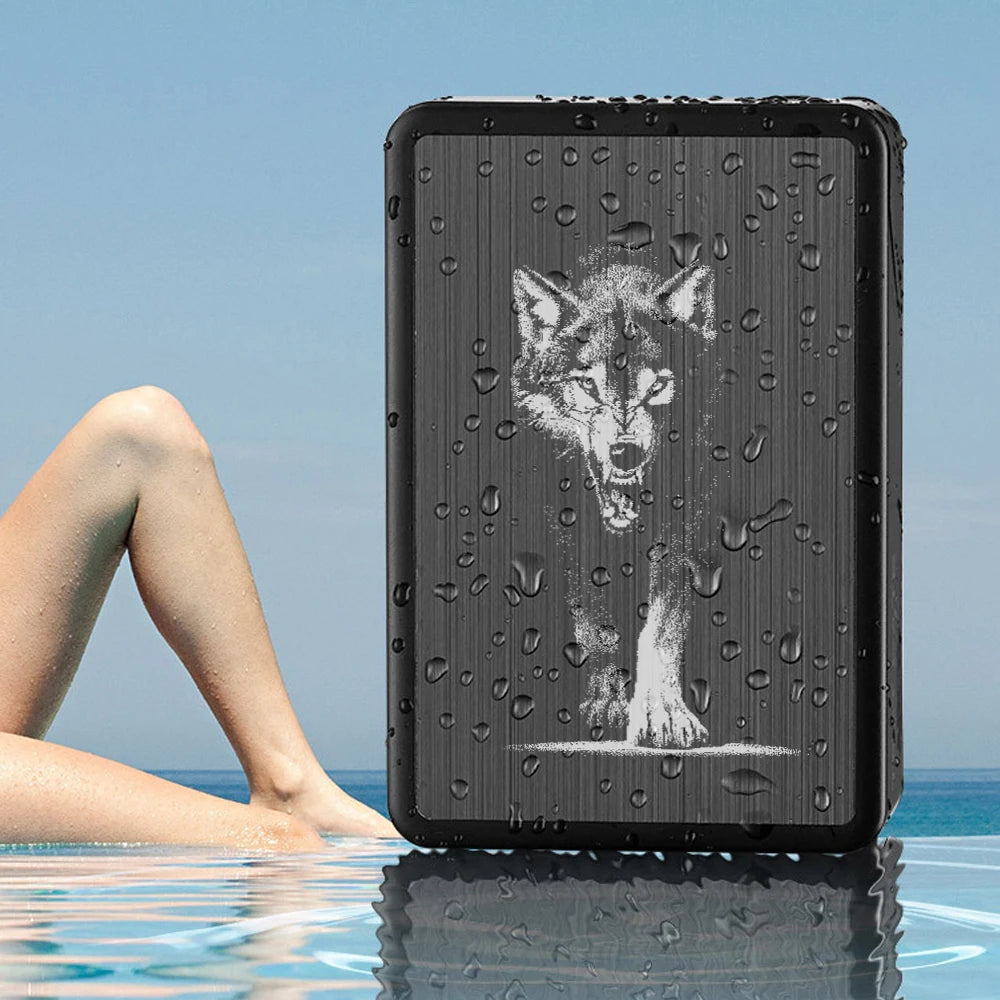 Hold 20 Cigarettes Case Individuality Pattern ABS Automatic Cover Cigarette Case Anti Pressure Waterproof Box