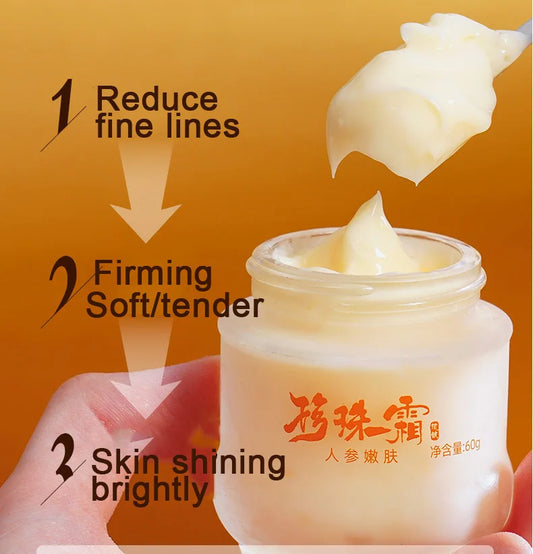 Origin Ginseng Pearl Collagen Face Cream Moisturizing Brightening Hydrating Firming Facial Cream Face Skin Care Products