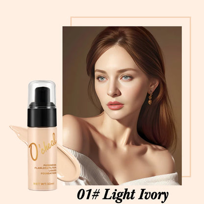 Waterproof foundation make-up concealer, long-lasting moisturizing, can build coverage and create a natural look