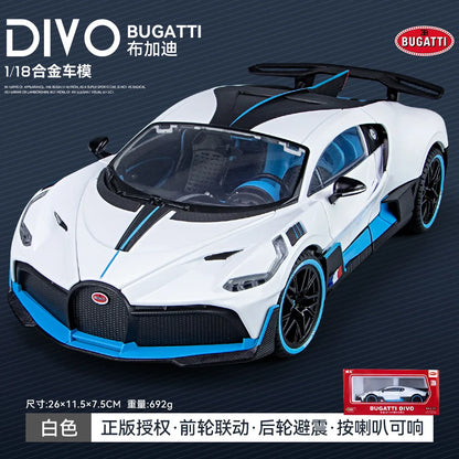 1:18 Scale Luxury Alloy Car Model Fashionable Collectible Vehicle Decoration Blind Box Non-Remote Control Toy from Mainland Chin