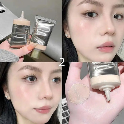 Cappuvini Hydrating Liquid Foundation Blemish Coverage With Skin-Blending Texture Radiant Lightweight Smooth Makeup BaseNew