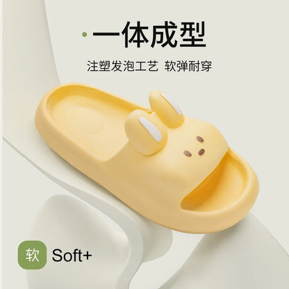 Pillow Rabbit Slippers for Women and Men | House Slides Shower Sandals | Extremely Comfy | Cushioned Thick Sole