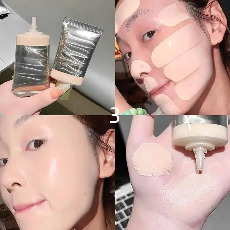 Cappuvini Hydrating Liquid Foundation Blemish Coverage With Skin-Blending Texture Radiant Lightweight Smooth Makeup BaseNew